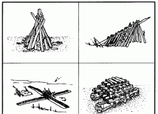 Cum se construiește un foc de tabără