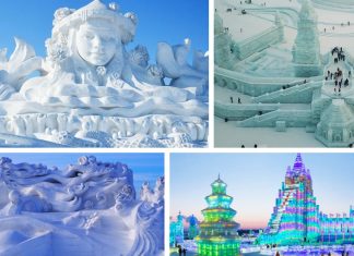 Festivalul Snow & Ice: sculpturi și artă în gheață în Harbin, China