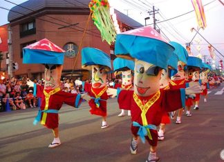 Hokkai Heso Matsuri: festivalul buricului din Hokkaido, Japonia
