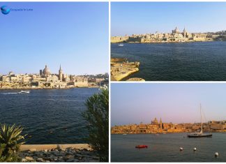 Vedere spre Valletta și Sliema din Malta